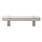 Gliderite Hardware 3 in. Center to Center Satin Nickel Solid Steel Bar Pull - 4005-76-SS 4005-76-SS-1 - alternate 1